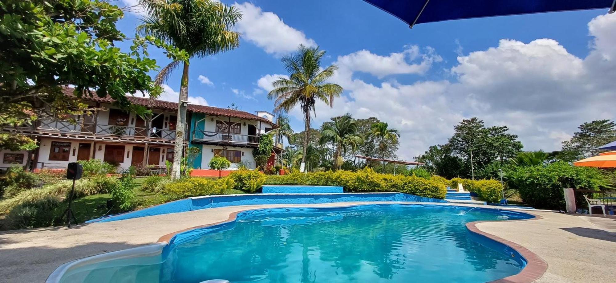 Finca Hotel Palmas Frente A Panaca Quimbaya Kültér fotó